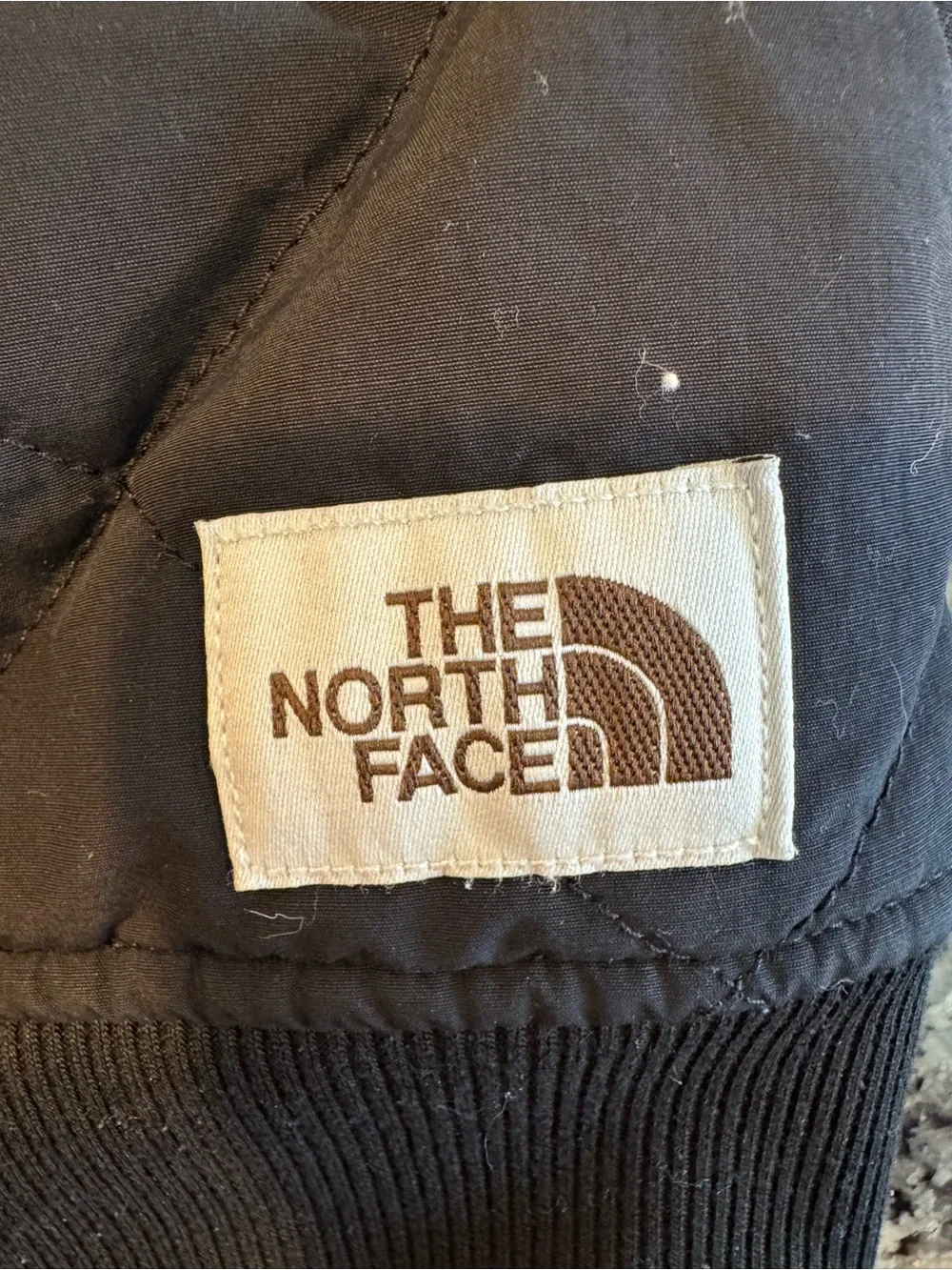 The North Face Men's Black Quilted Fleece-Lined Vest